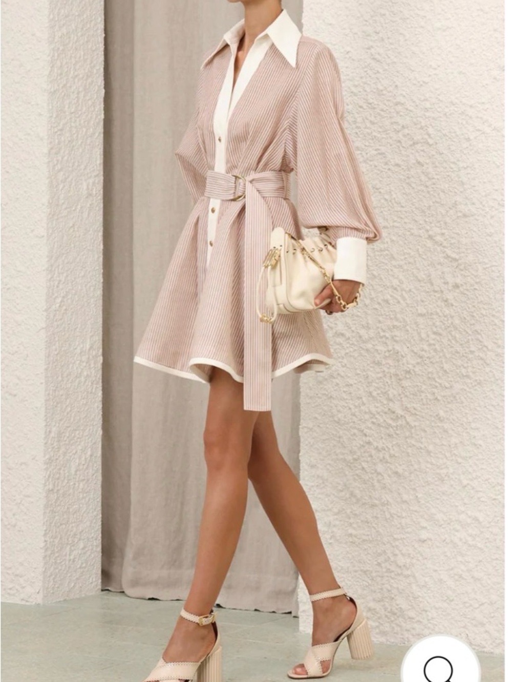 Zimmermann Hypnotic Tuck Mini Dress